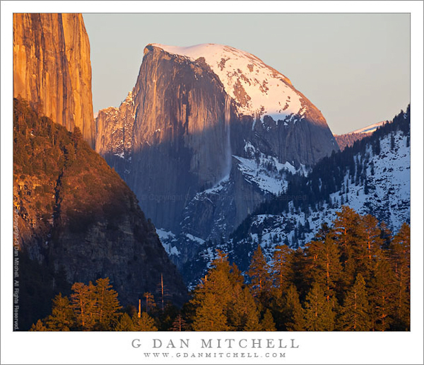 Sunset Avalanche, Half Dome