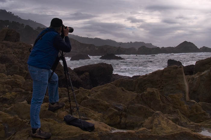 DanAtPtLobos2005|12|27: Dan Mitchell. Point Lobos. December 27, 2005. © Copyright Jameson Mitchell.