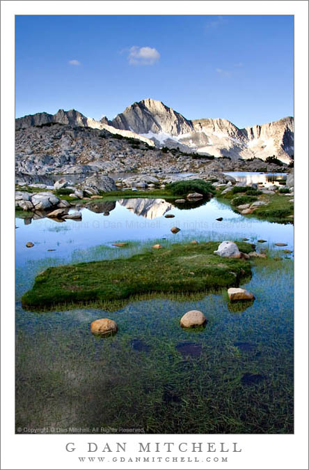 DusyDawn2005|08|14: Dawn. Dusy Basin. August 14, 2005. © Copyright G Dan Mitchell.