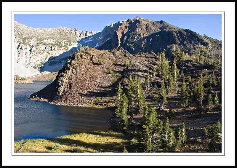 ElleryLake2005|09|16: Ellery Lake. Tioga Pass. September 16, 2005. © Copyright G Dan Mitchell.