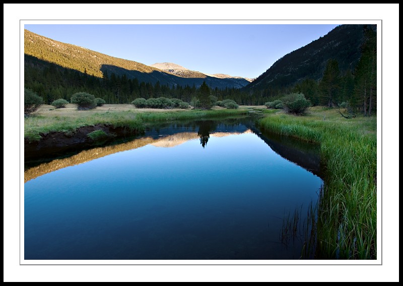 LyellCanyonDusk2005|08|26: Lyell Canyon at Dusk. Yosemite National Park. August 26, 2005. &copy; Copyright G Dan Mitchell.