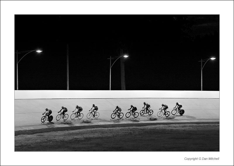 VeloPaceline2006|05|19: Paceline, Hellyer Park Velodrome. San Jose, California. May 19, 2006. &copy; Copyright G Dan Mitchell.