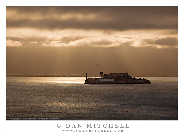 Alcatraz and San Francisco Bay, Morning Light