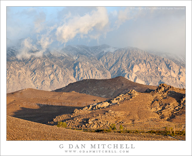 Autumn Snow and Morning Light on Wheeler Ridge