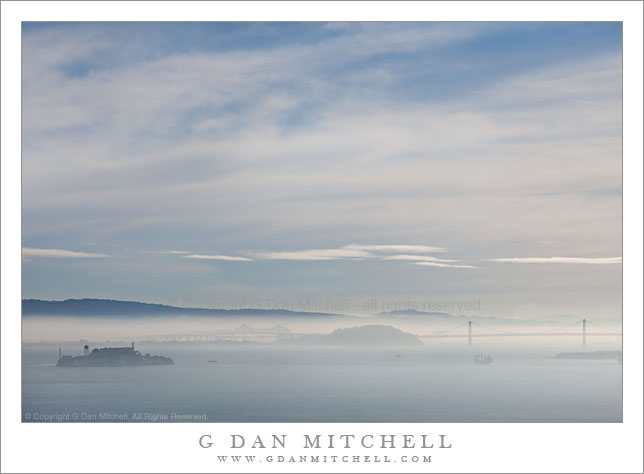 Morning Winter Haze, San Francisco Bay Morning Winter Haze, San Francisco Bay