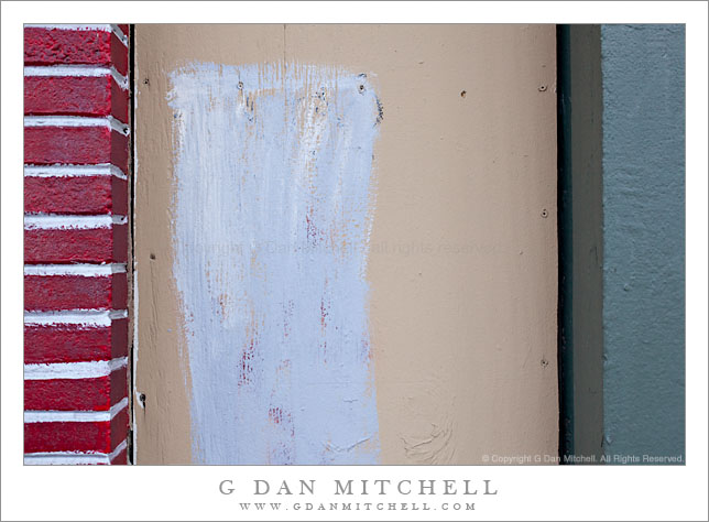 Painted Bricks and Wall Painted Bricks and Wall