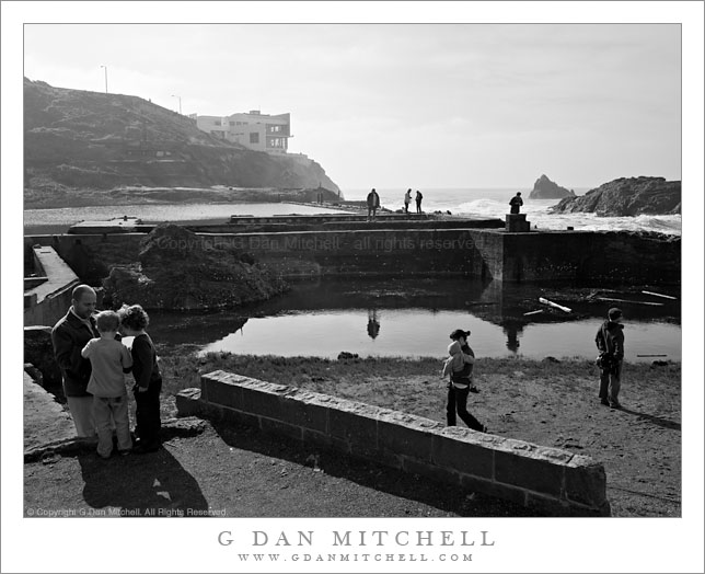 Visitors to the Ruins of the Sutro Baths Visitors to the Ruins of the Sutro Baths