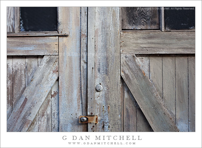Old Garage Doors, Mission District Old Garage Doors, Mission District