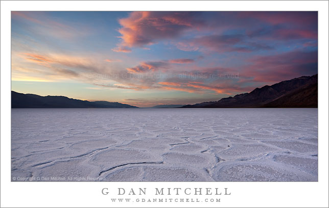 Dusk Clouds, Badwater Basin Panorama Dusk Clouds, Badwater Basin Panorama