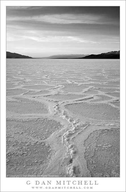 Salt Flats Near Badwater, Evening Salt Flats Near Badwater, Evening