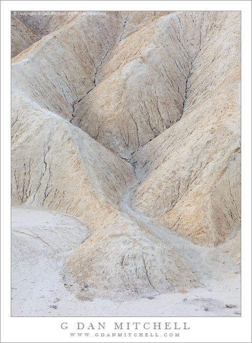 Edge of Gower Wash, Zabriskie Point