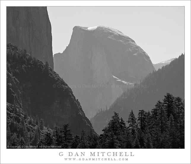 Half Dome and El Capitan, Morning Half Dome and El Capitan, Morning