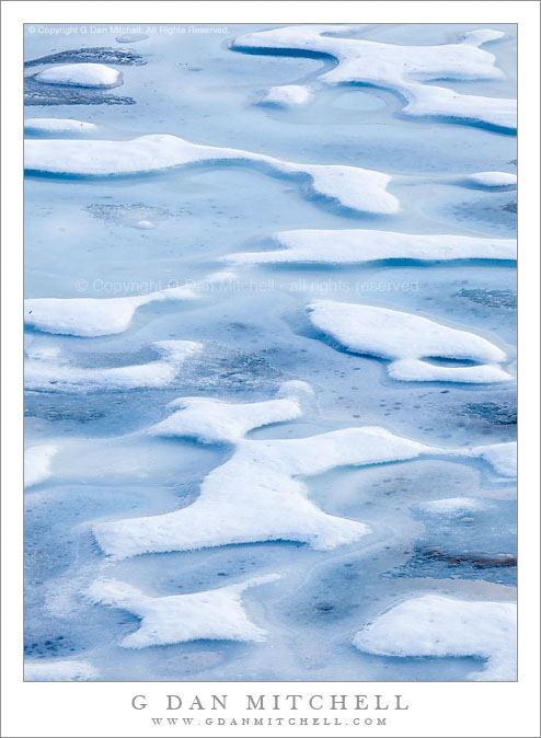 Blue Ice, Alpine Lake Blue Ice, Alpine Lake