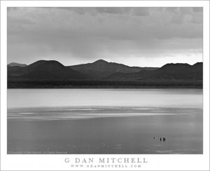 Virga Above Mono Lake, Dawn