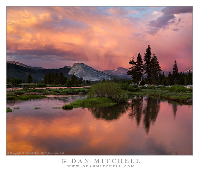 Sunset Virga Above Mount Dana, Tuolumne Meadows