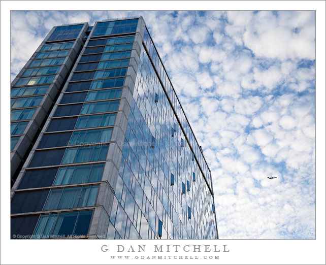 Standard Hotel, Clouds, and Airplane Standard Hotel, Clouds, and Airplane