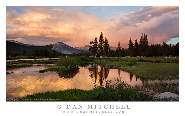 Storm Cell Over Mount Dana, Sunset Storm Cell Over Mount Dana, Sunset