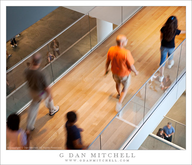 People on Walkway, MoMA People on Walkway, MoMA