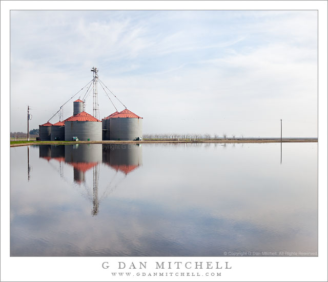 Flooded Field and Farm Structures Flooded Field and Farm Structures