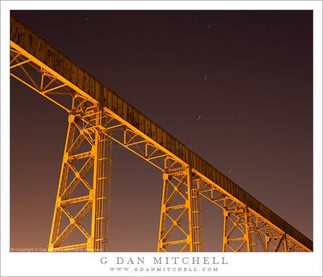 Yellow Trestle and Night Sky