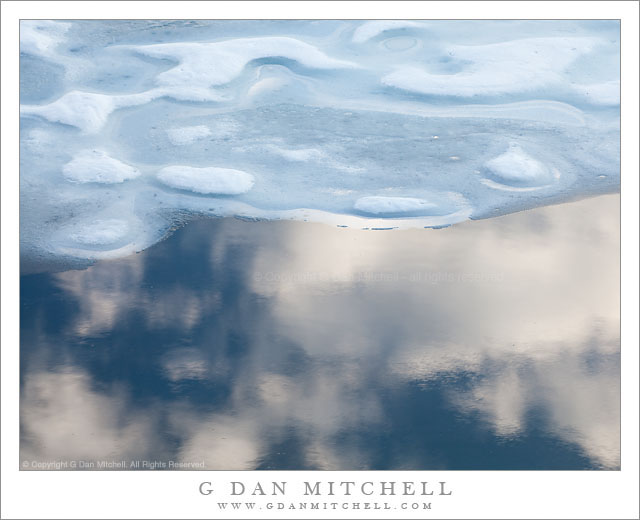 Ice, Water, Reflected Clouds