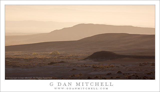 Hills and Sunrise Haze, Death Valley Hills and Sunrise Haze, Death Valley