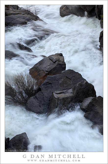 Boulders and Spring Torrent, Cascade Creek Boulders and Spring Torrent, Cascade Creek