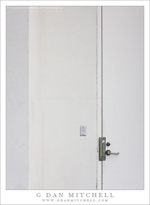 White Door and Wall