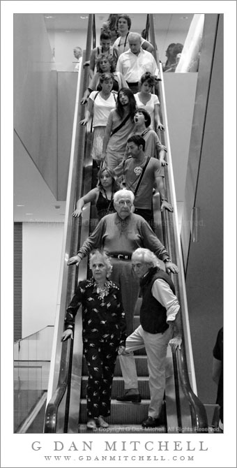 People on Descending Escalator, MoMA People on Descending Escalator, MoMA