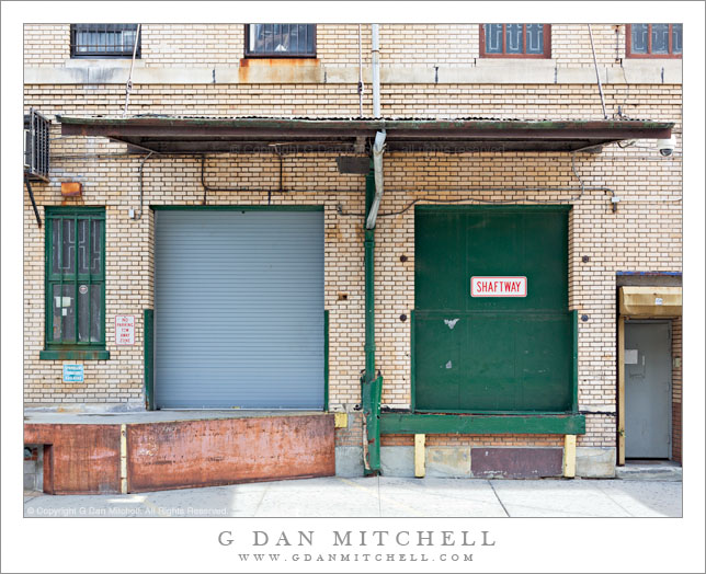 "Shaftway" Loading Dock Doors, Chelsea "Shaftway" Loading Dock Doors, Chelsea
